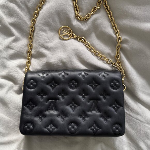 Louis Vuitton Pochette Coussin Monogram Embossed Lambskin - Shoulder or Belt Bag - Picture 11 of 15